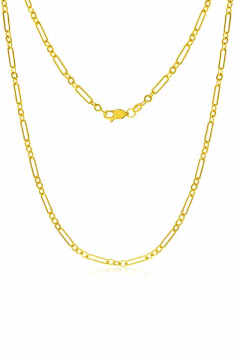 14k Gold Fill Paperclip Chain Necklace
