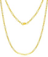 SIMONA 14k Gold Fill Paperclip Chain Necklace