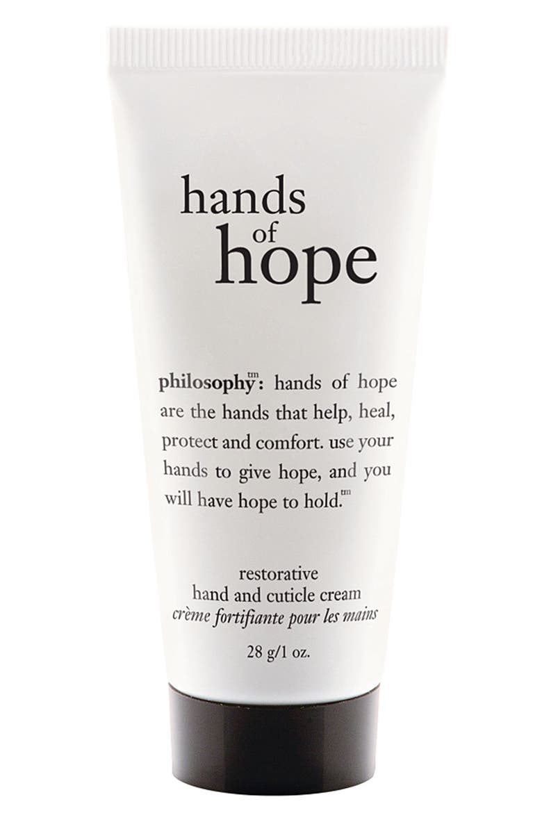 hands of hope hand & cuticle cream, Main, color, NO COLOR