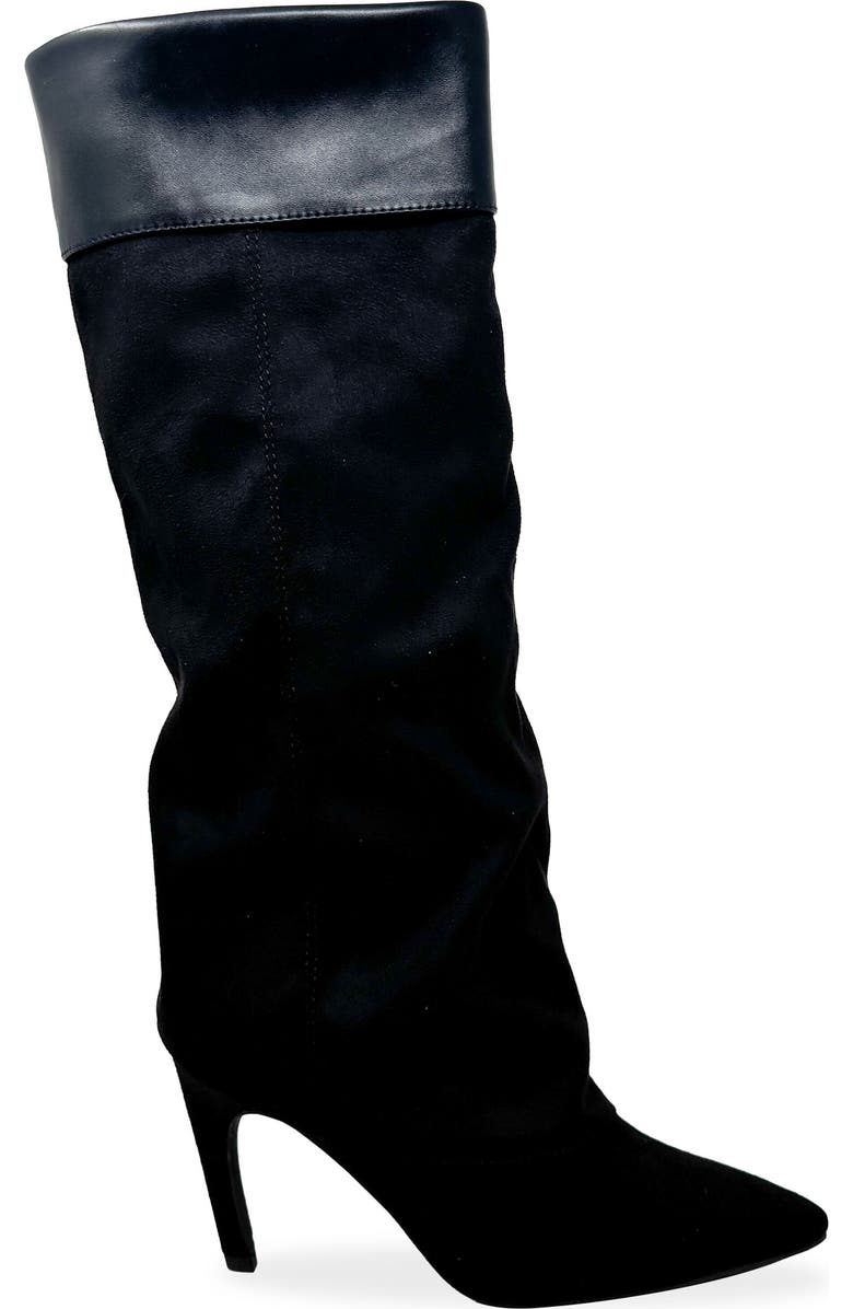 CHASE AND CHLOE Slouch Boot, Alternate, color, Black