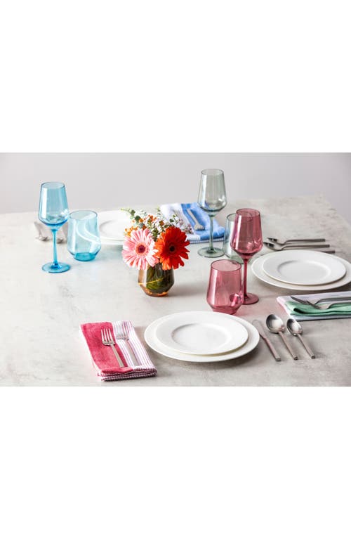 Fortessa Amanda Embossed 16-piece Dinnerware Set In White