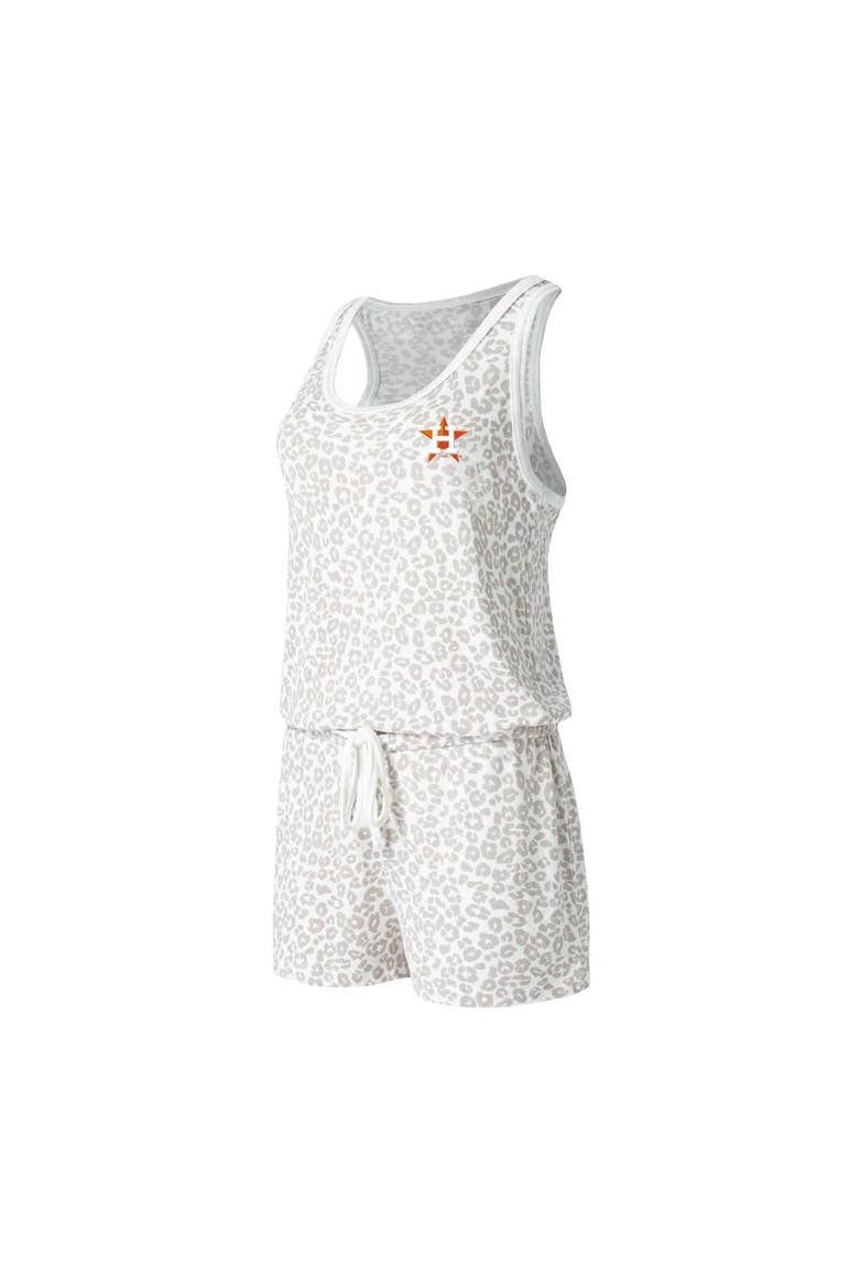 Women's Concepts Sport Cream Houston Astros Montana Hacci Knit Romper, Alternate, color, Cream