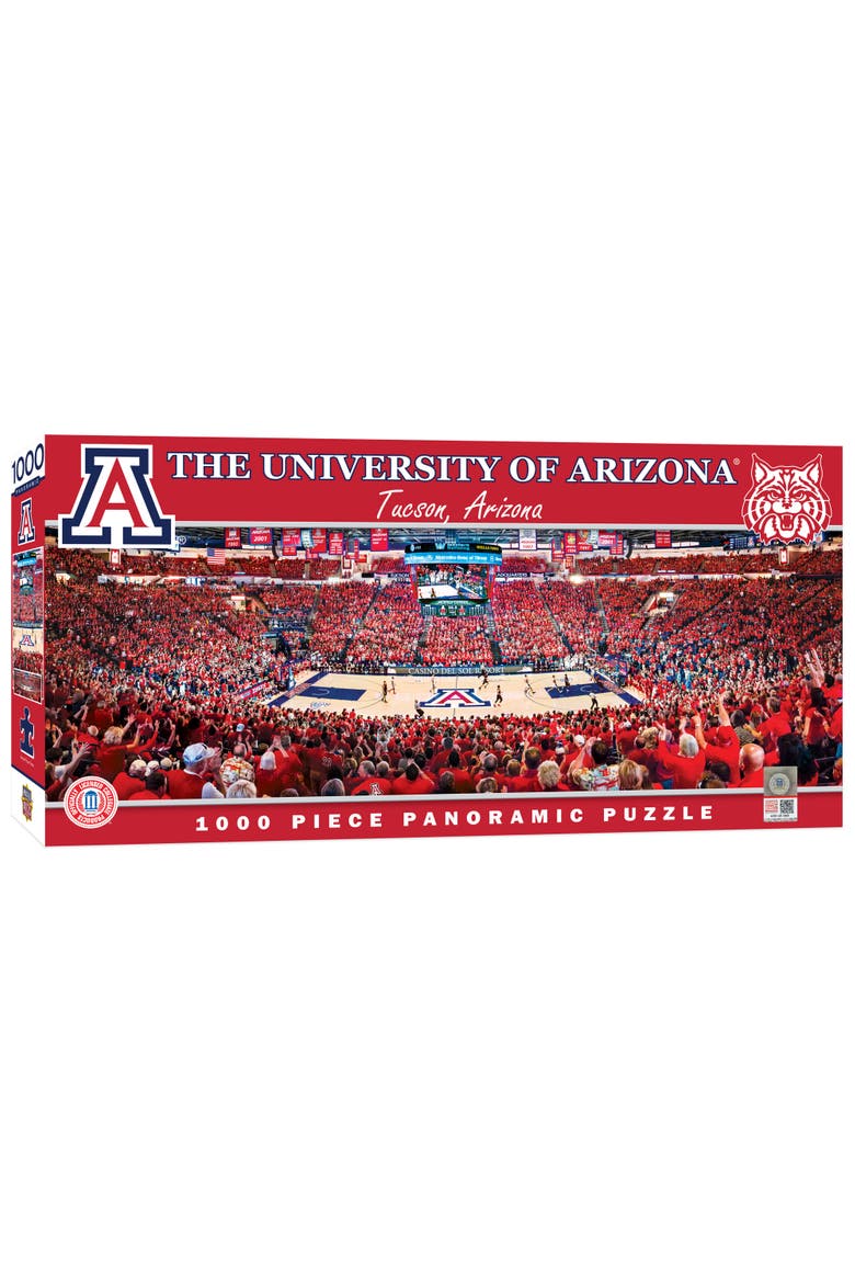 Arizona Wildcats 1000pc Panoramic Puzzle, Main, color, Multicolor