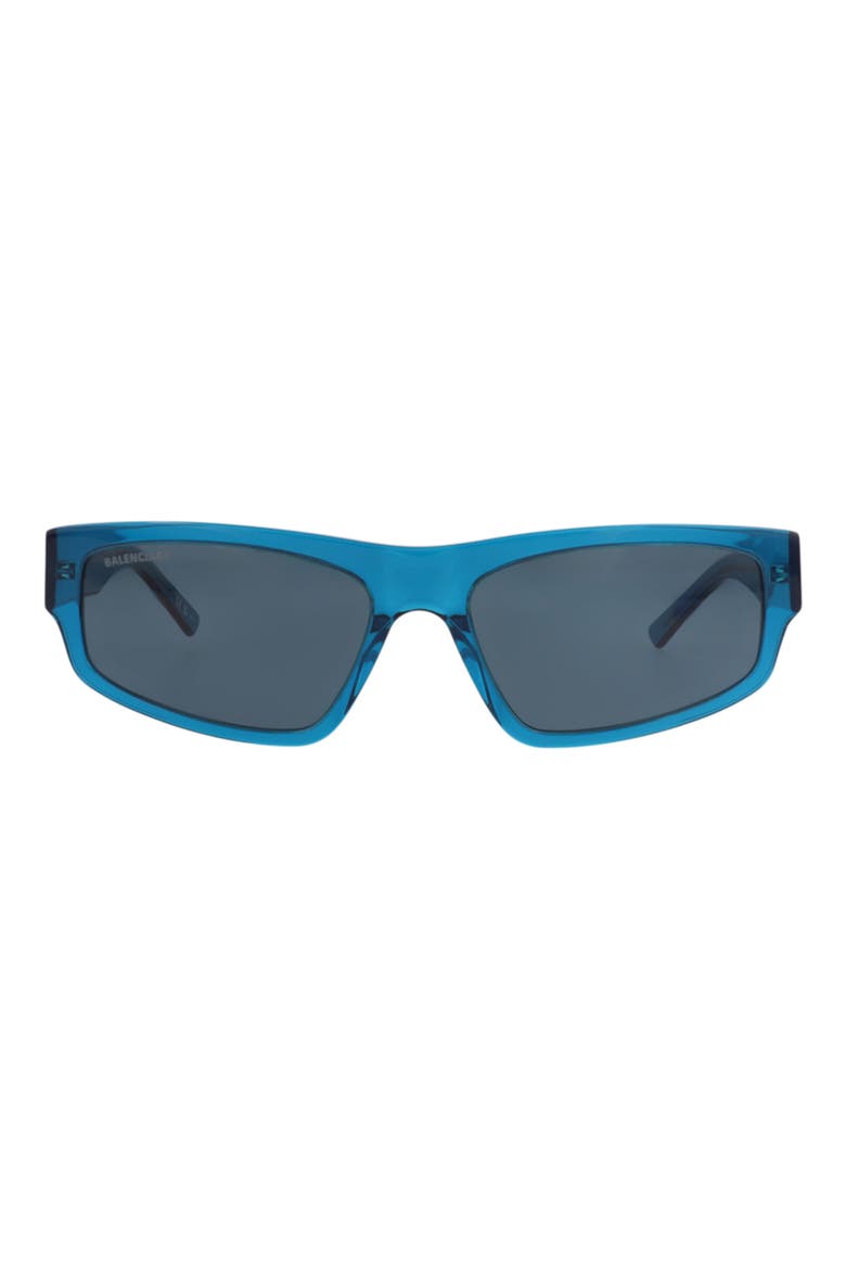Gender Inclusive 53mm Square Sunglasses, Main, color, BLUE BLUE BLUE