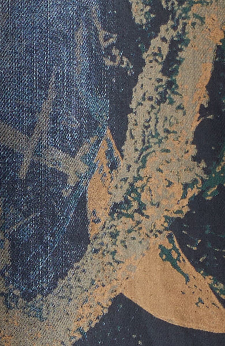 Acne Studios 2023 Mossy Super Baggy Fit Wide Leg Jeans, Alternate, color,