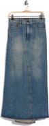 Marc Jacobs Fluted Denim Maxi Skirt