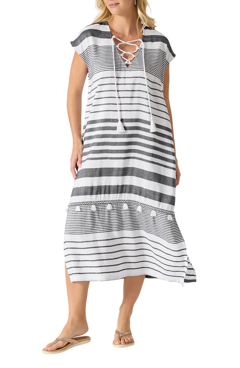 Tommy Bahama St. Lucia Stripe Linen Blend Cover-Up Dress | Nordstrom Tommy Bahama St. Lucia Stripe Linen Blend Cover-Up Dress | Nordstrom