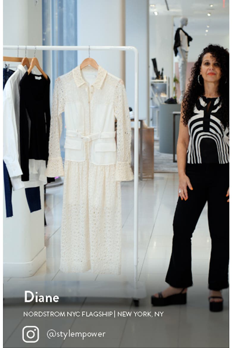 Zuma Utility Lace Patchwork Shirtdress video