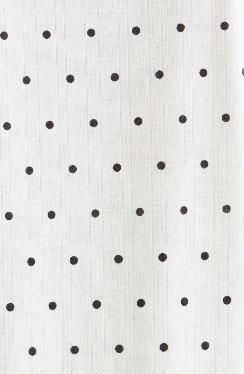 French Connection Print Pointelle Knit Short Pajamas, Alternate, color,