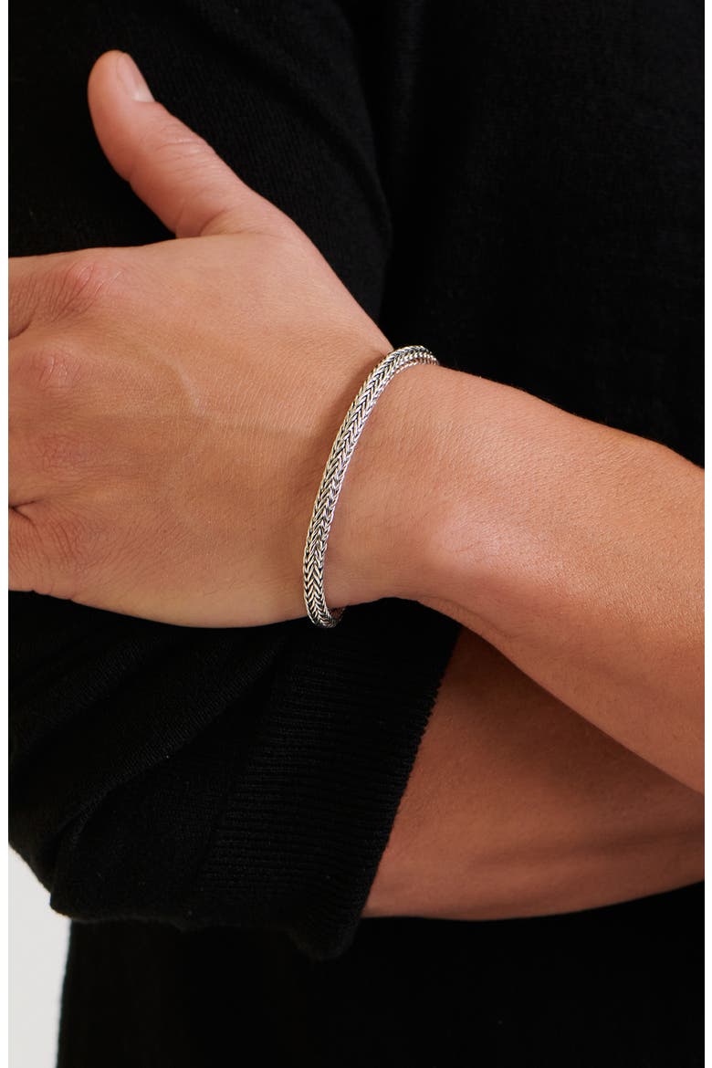 Sterling Silver Chain Bracelet, Alternate, color, SILVER
