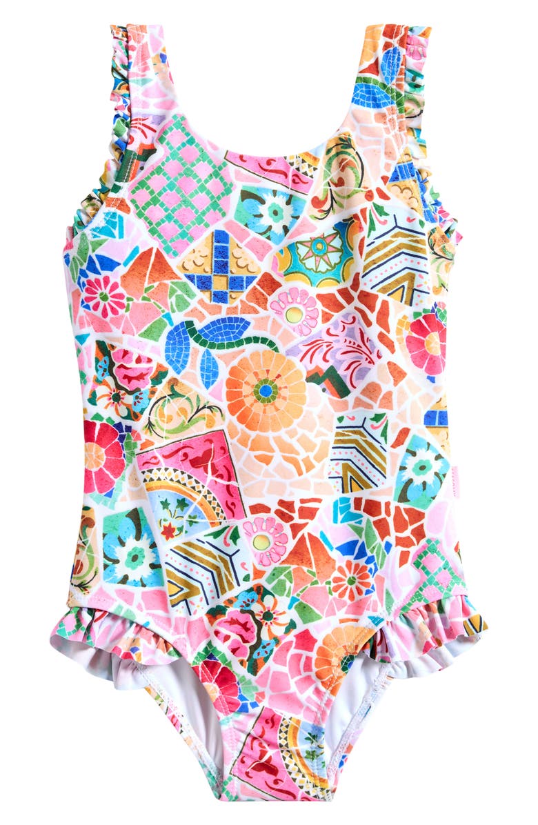 Seafolly Kids' Beach Boheme One-Piece Swimsuit, Main, color, Beach Boheme