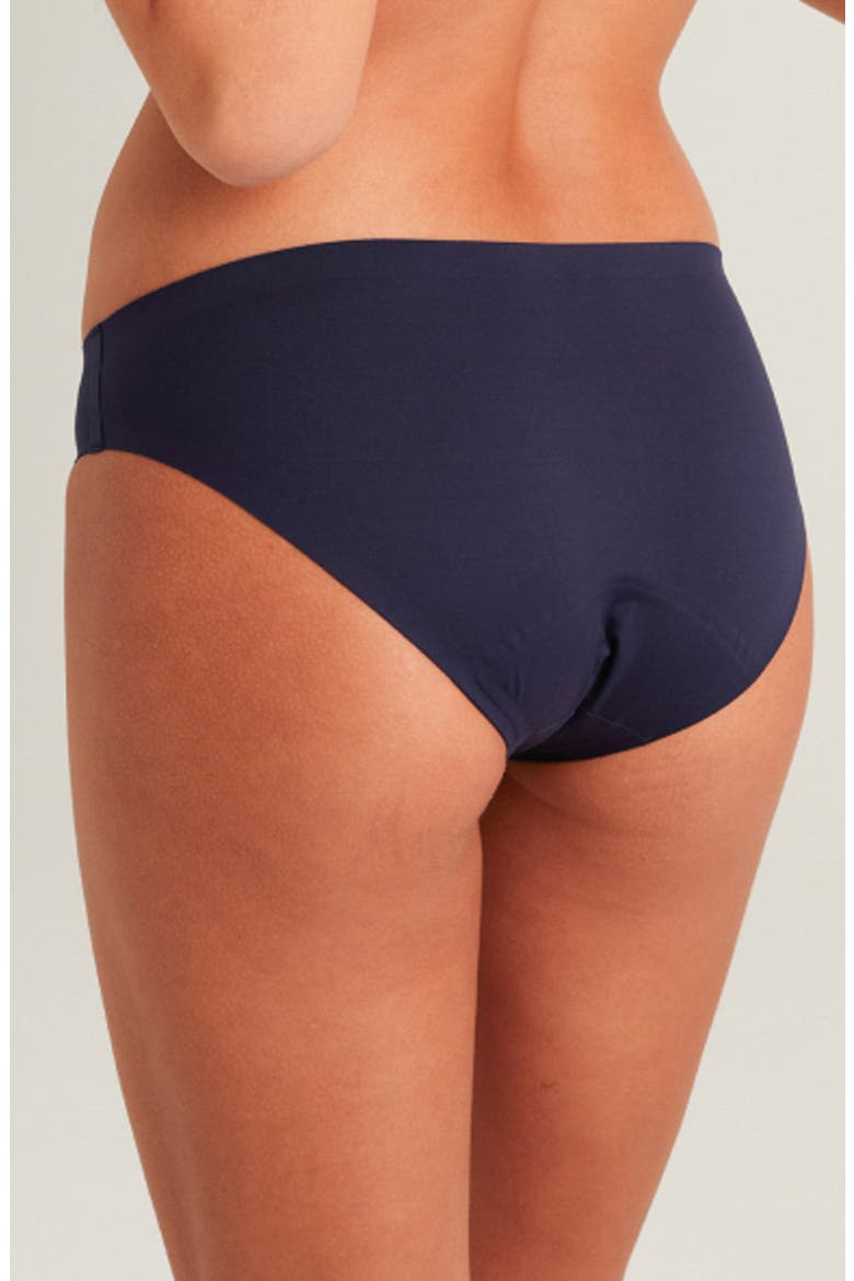 Period & Leakproof Super Absorbency Seamless Bikini, Alternate, color, MIDNIGHT SKY
