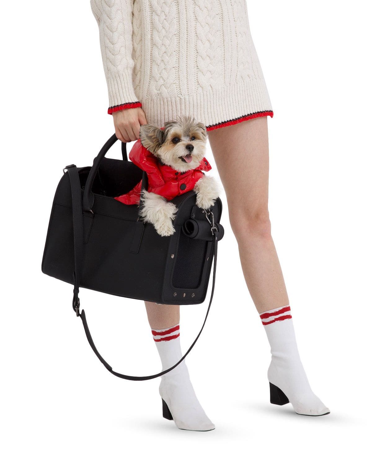Moshiqa Jag Design Dog Carrier in Grey at Nordstrom