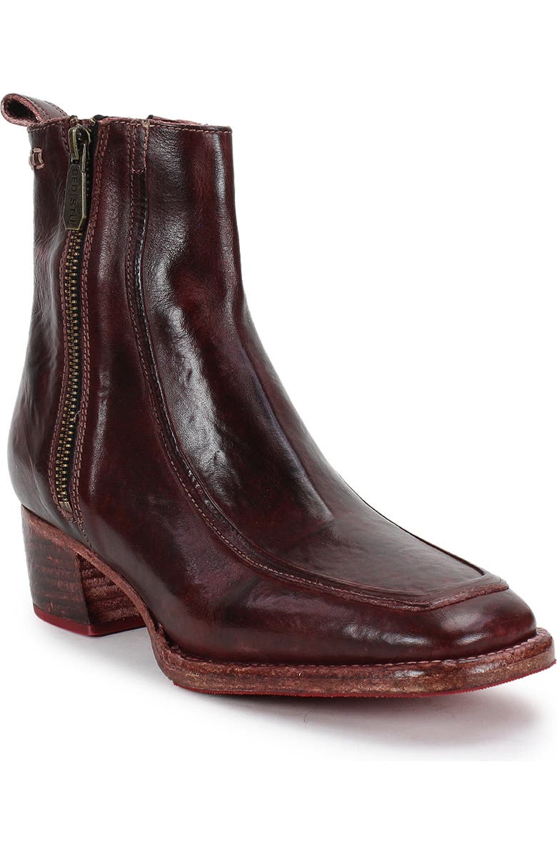 Bed Stu Bitsy Ankle Boot, Main, color, Cherry Lacquer Dd Tml