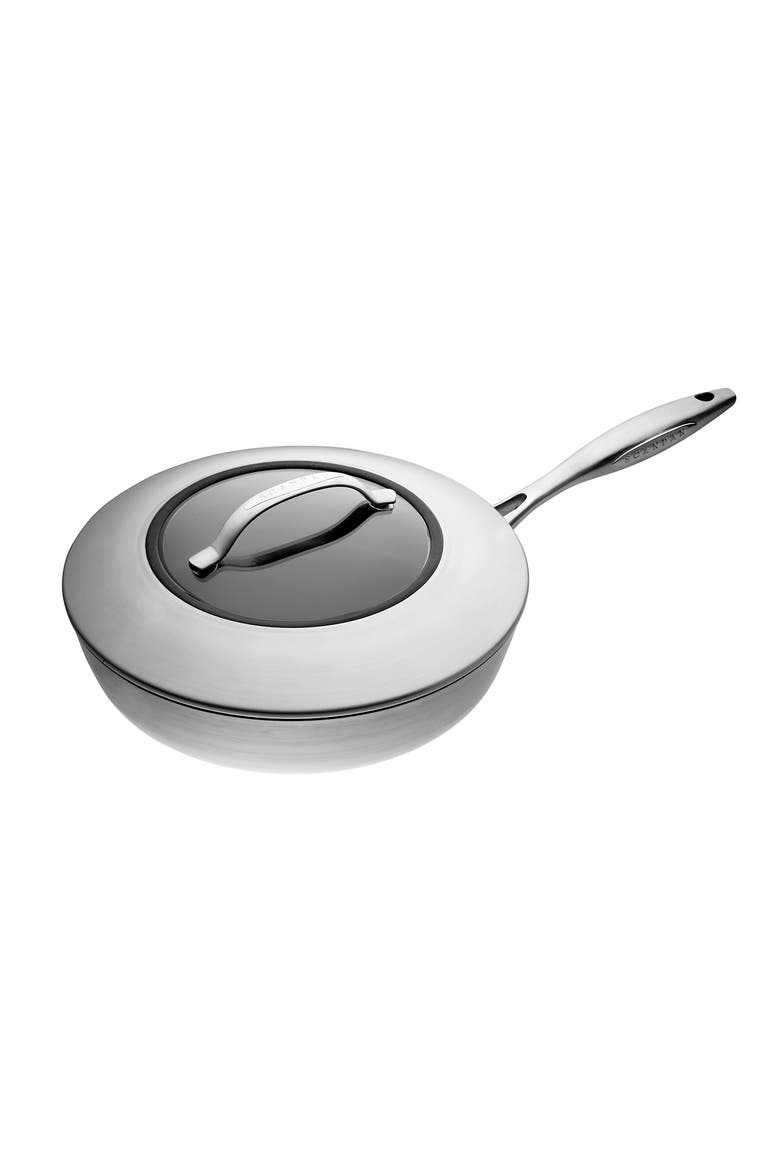 CTX 10.25 Inch Nonstick Saute Pan With Lid, Stainless Steel, Main, color, Silver