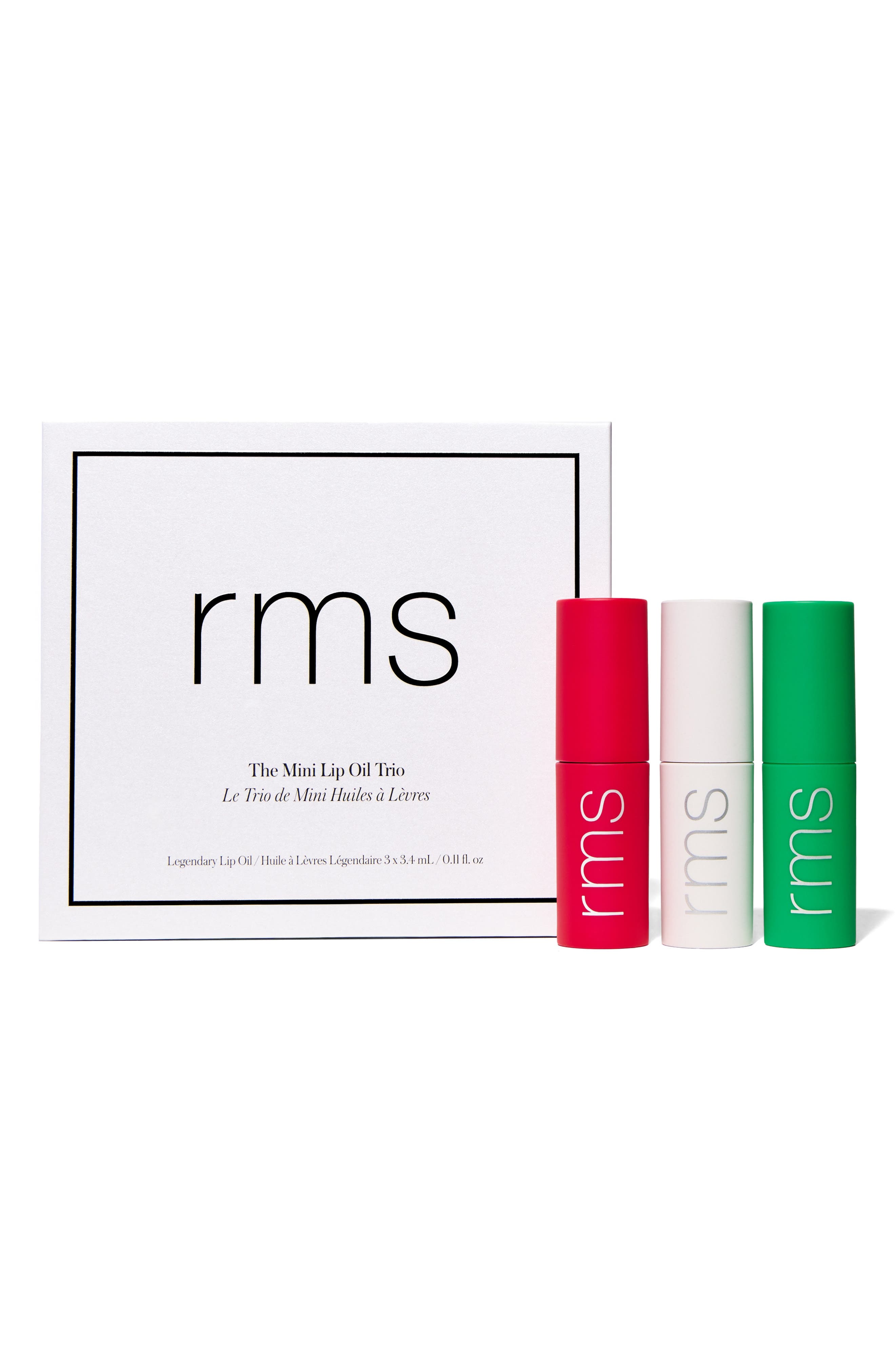 RMS Beauty The Mini Lip Oil Trio Set $50 Value in None 