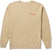 Seager Co Russ Logo Embroidered Fleece Crewneck Sweatshirt