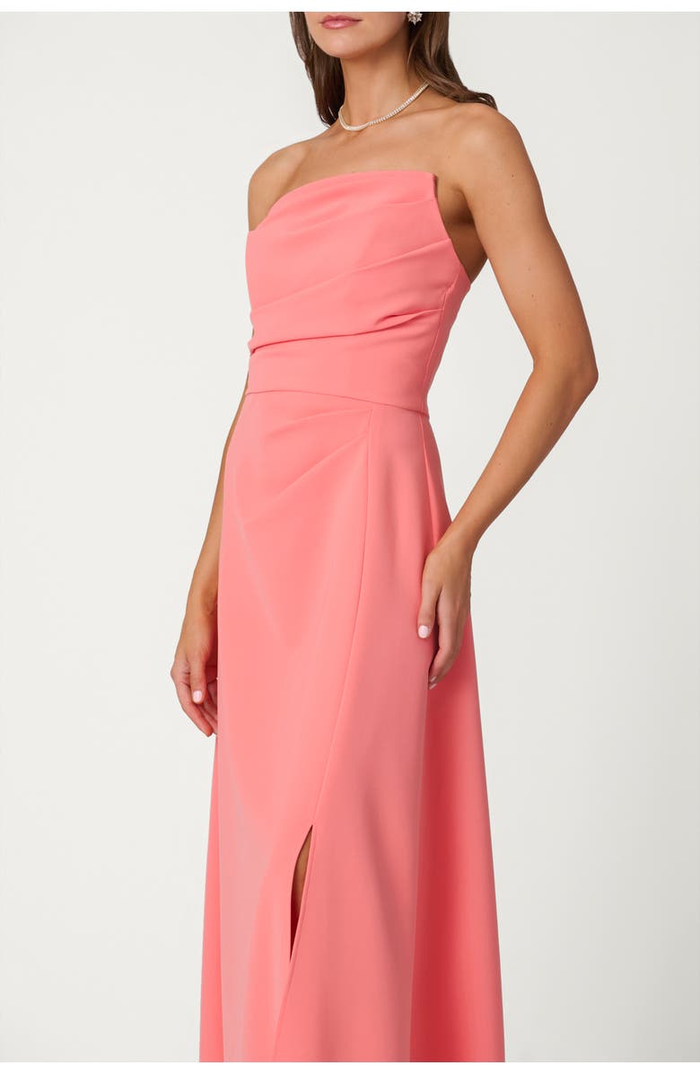 Shoshanna Midnight Stretch Crepe Vicki Dress, Alternate, color, Mango