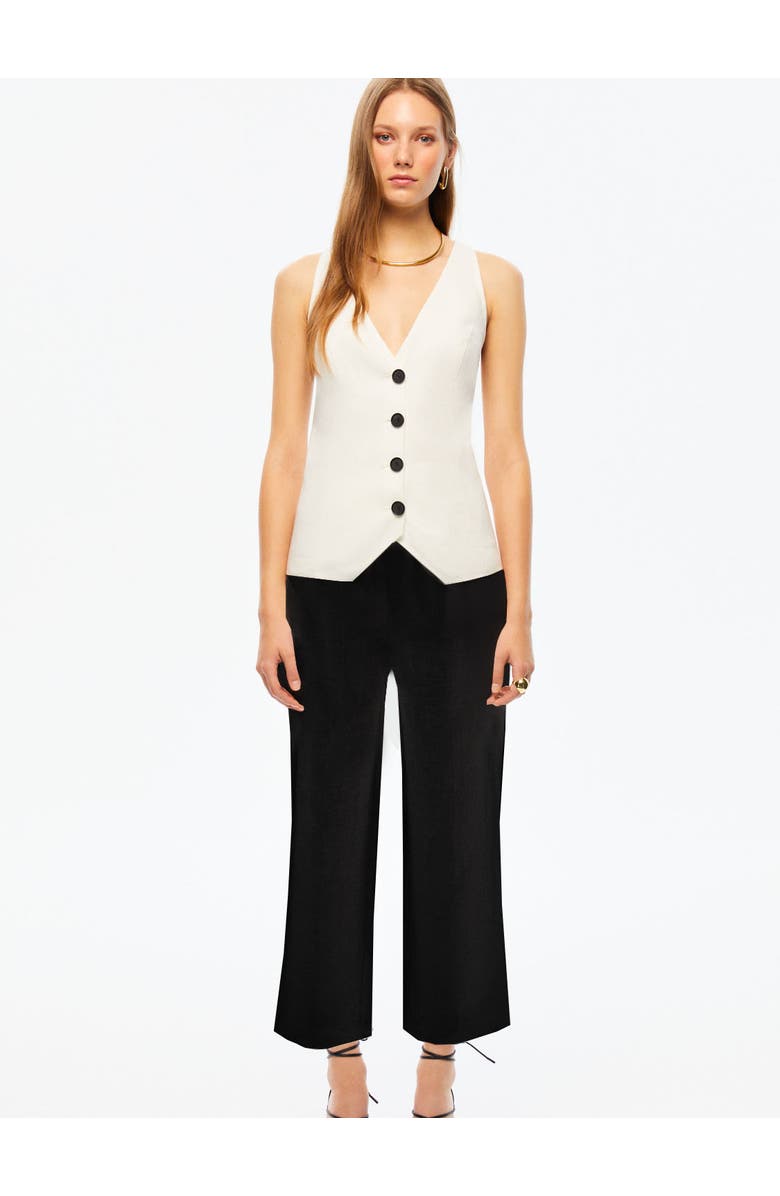 Nocturne Wide Leg Linen Pants, Main, color,