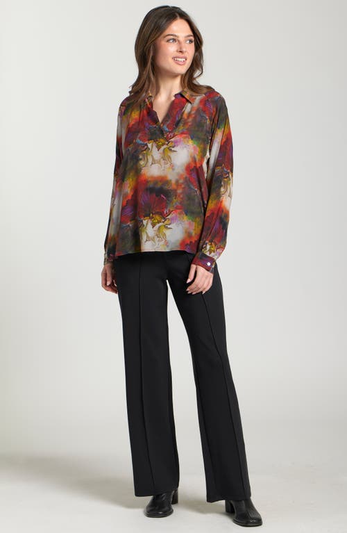 Apny Long Sleeve Shirt In Multi