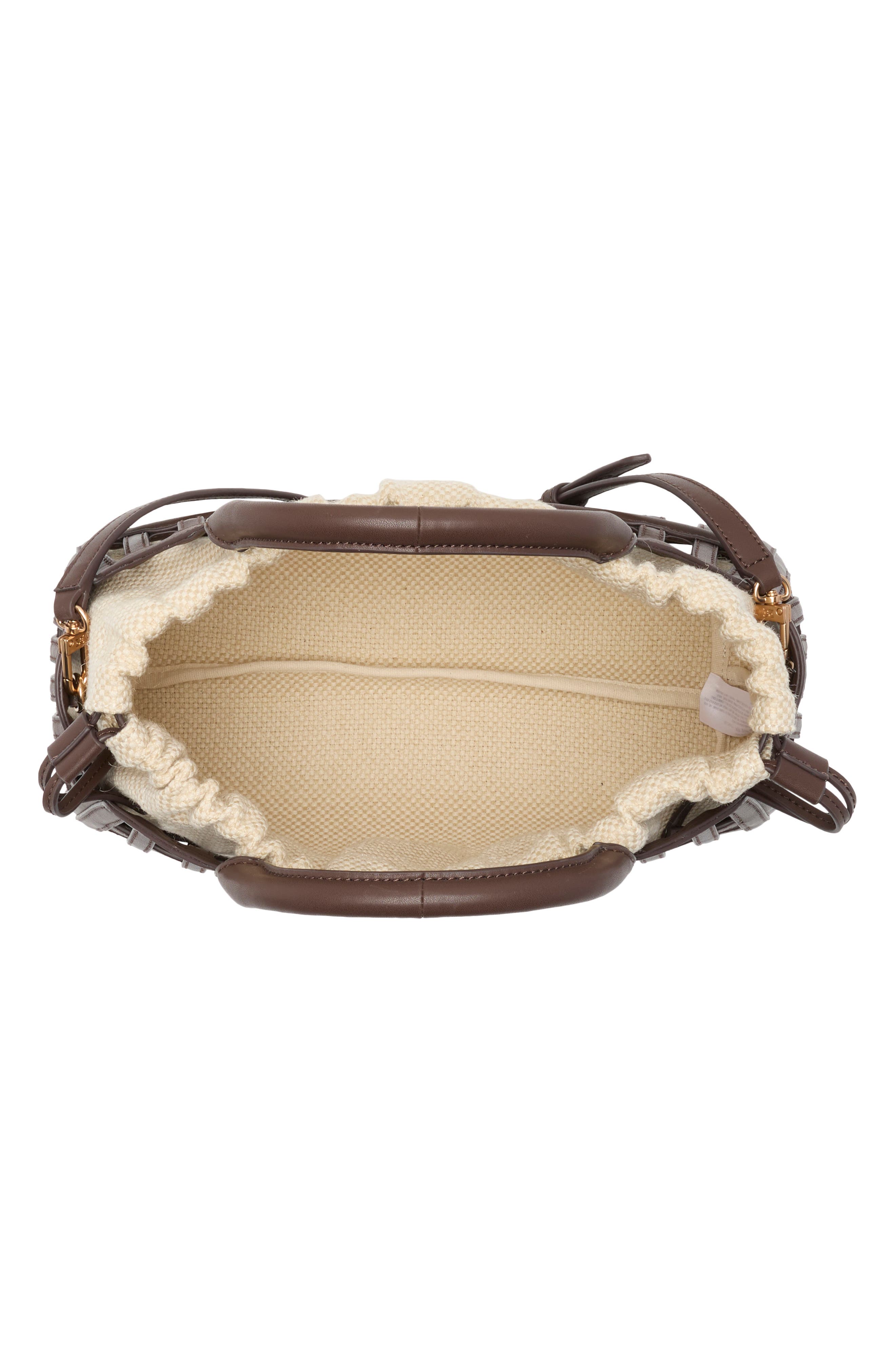 Marlowe Basket Tote Bag, Alternate, color, DARK BROWN