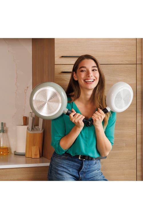 Berghoff Leo Glints 2-piece Fry Pan Set In Cream
