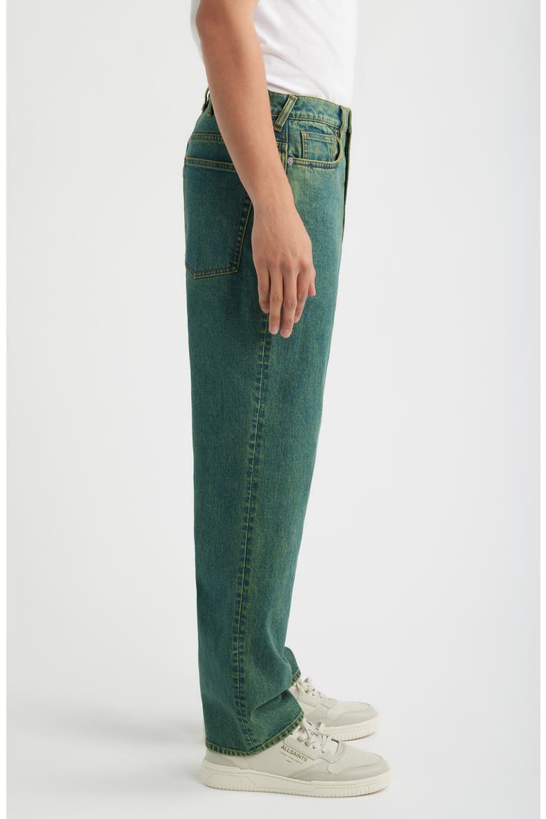 Relaxed Fit Jeans, Alternate, color, TEAL