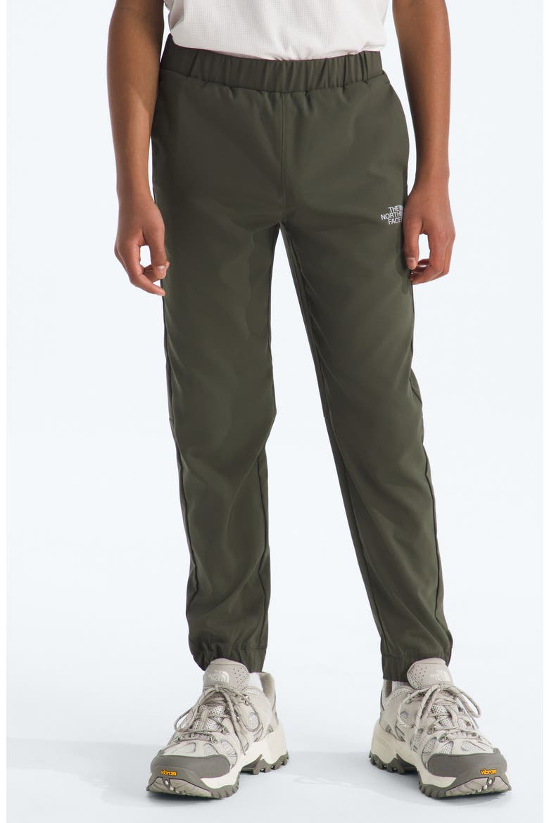 Kids' On The Trail Water Repellent Pants, Main, color, NEW TAUPE GREEN/ SILVER