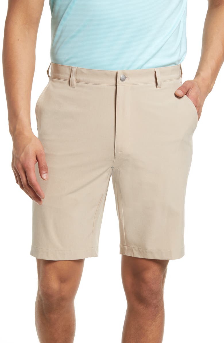 Peter Millar Men's Shackleford Performance Hybrid Shorts, Main, color, Beech Wood