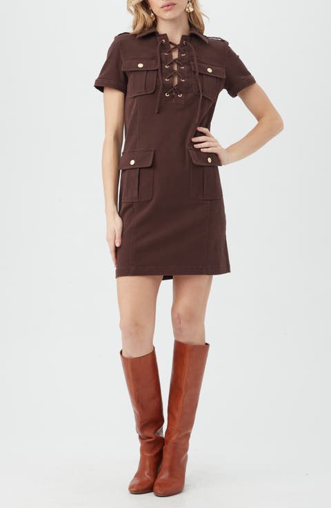 Cove Short Sleeve Utility Dress