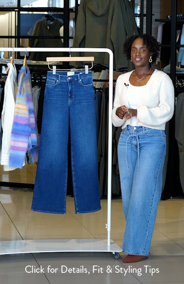 FRAME Le Slim Palazzo High Waist Wide Leg Jeans | Nordstrom