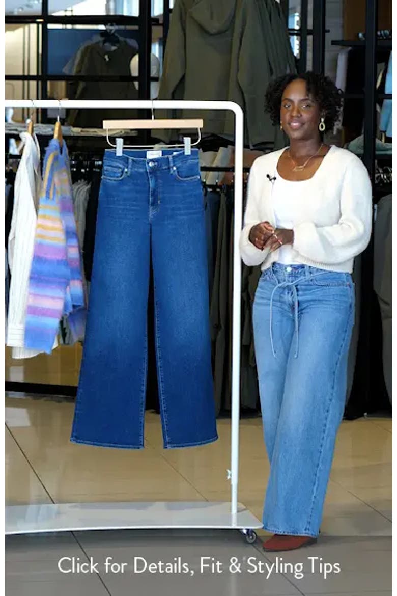 Le Slim Palazzo High Waist Wide Leg Jeans video
