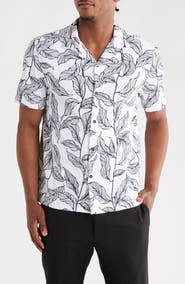 FOR THE REPUBLIC Patterned Camp Shirt