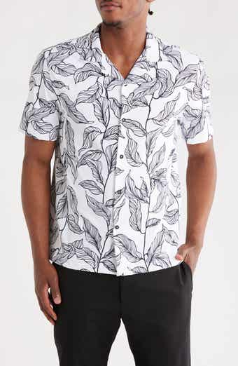 FOR THE REPUBLIC Patterned Camp Shirt