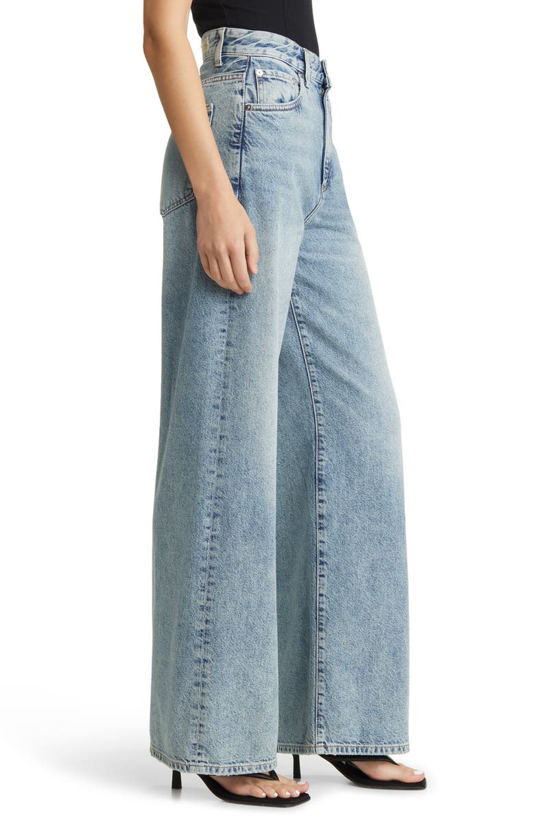 AG Deven High Waist Wide Leg Jeans, Alternate, color, 