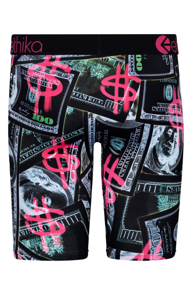 Ethika Kids' Printing Money Boxer Briefs, Alternate, color,