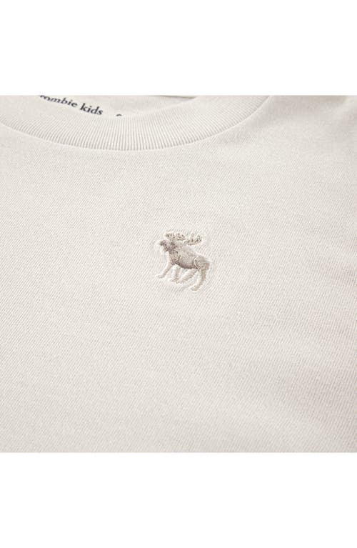 Abercrombie Kids Kids' Essential Cotton Blend T-shirt In Gray