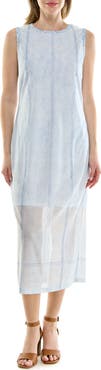 Nanette Lepore Printed Mesh Midi Tank Dress