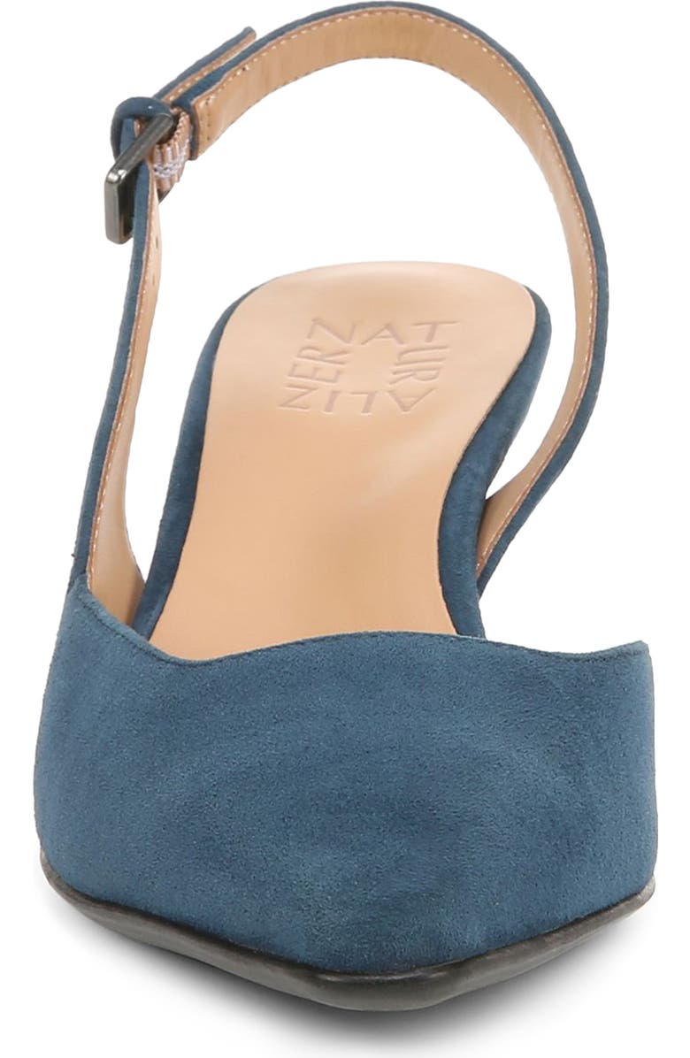 Naturalizer Dalary Slingback Pump - Wide Width Available, Alternate, color, Oceanic Blue Suede