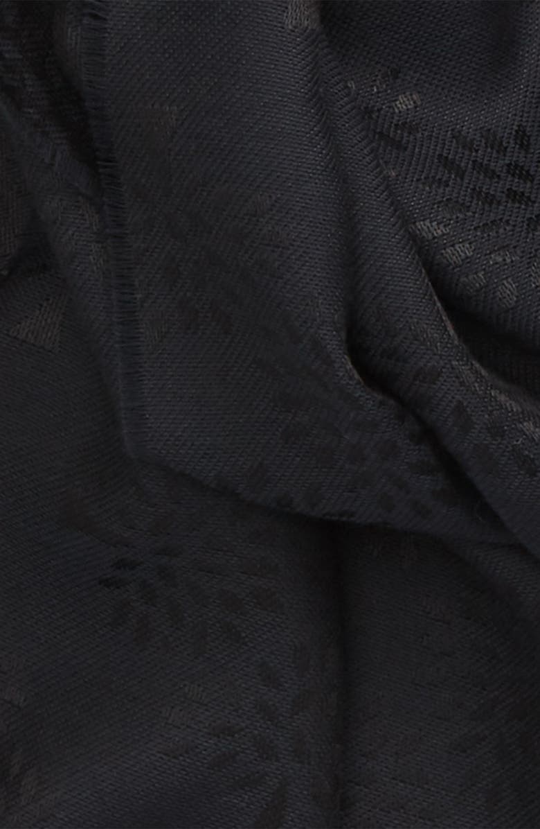 Mulberry Tree Jacquard Silk & Cotton Scarf, Alternate, color, 