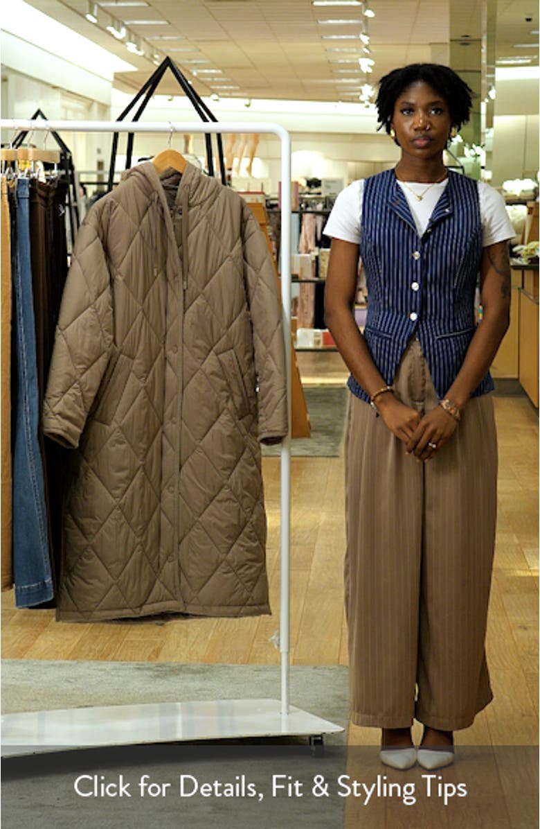 Bren Quilted Puffer Coat, sales video thumbnail