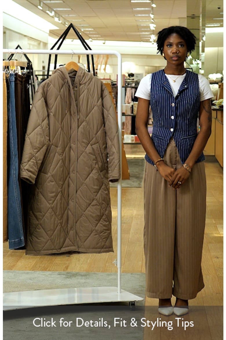 Bren Quilted Puffer Coat video