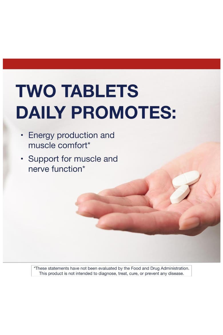 Fibroplex Magnesium Malic Acid B Vitamins Supplement 120 Tablets, Alternate, color, None