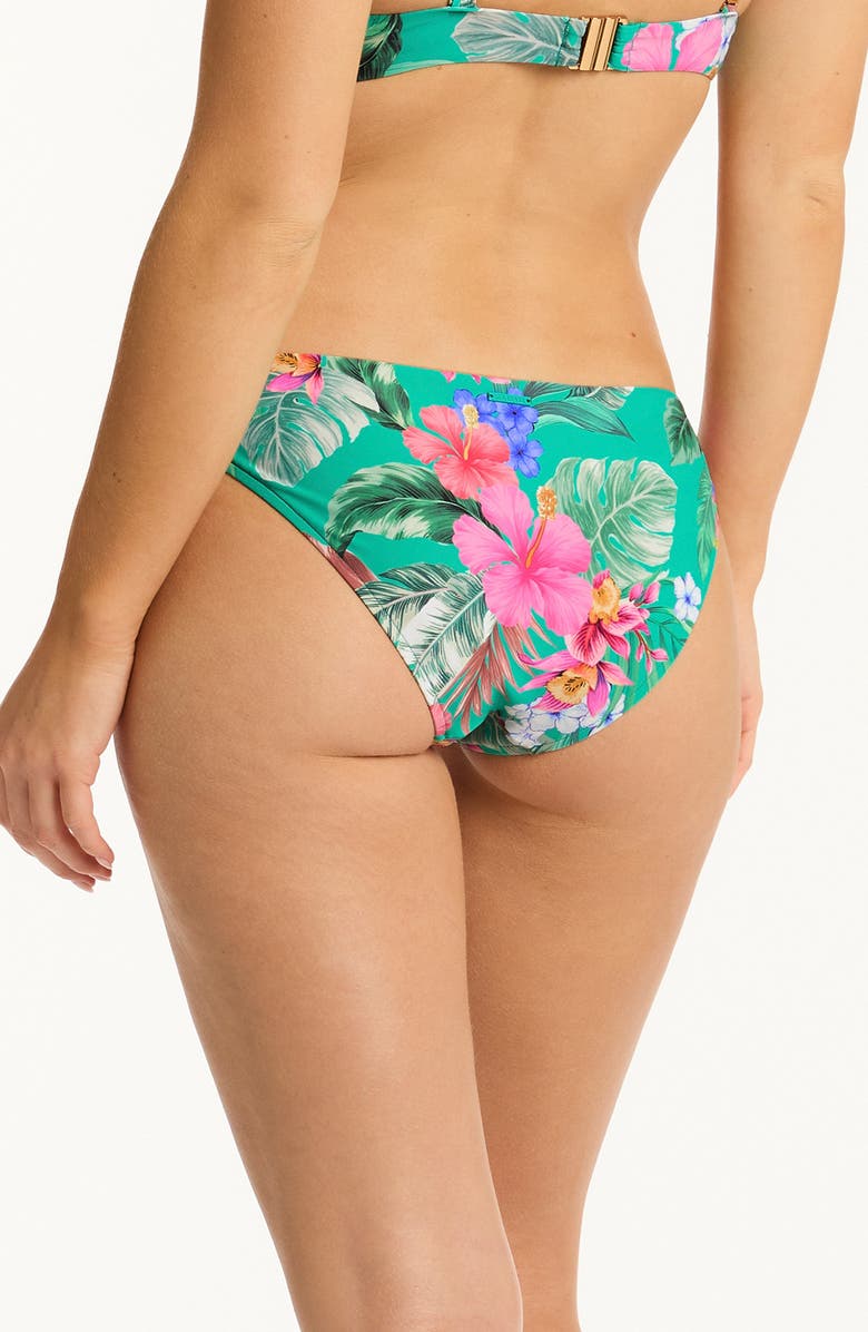Sea Level Pacifico Regular Cheeky Bikini Bottoms, Alternate, color,