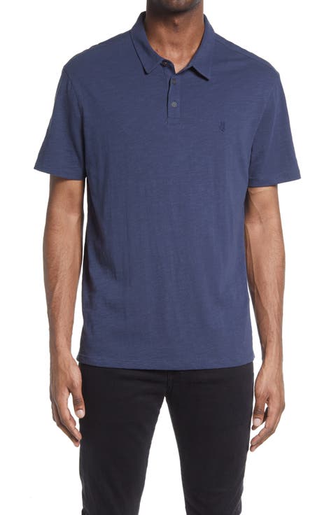 Men's Victor Solid Slub Cotton Polo