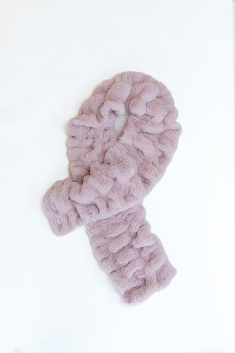 LA Escapade Long Faux Fur Scarf