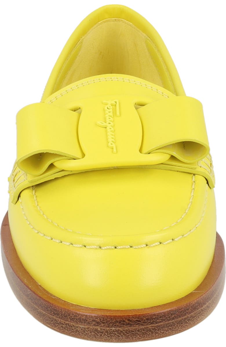 FERRAGAMO Vivaldo Bow Loafer, Alternate, color,
