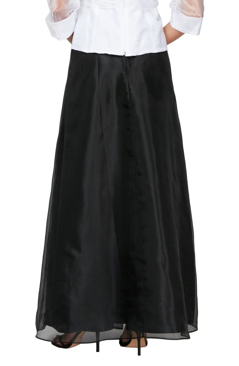 Alex Evenings Organza Skirt, Alternate, color, 