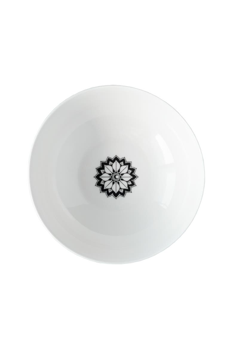 Marrakech Vegetable Serving Bowl - Porcelain, Alternate, color, BLACK