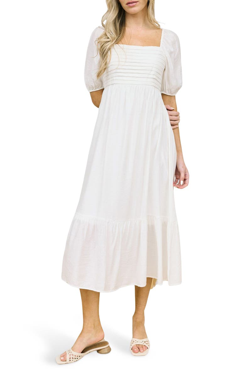 Blu Pepper Tiered Midi Dress, Main, color,